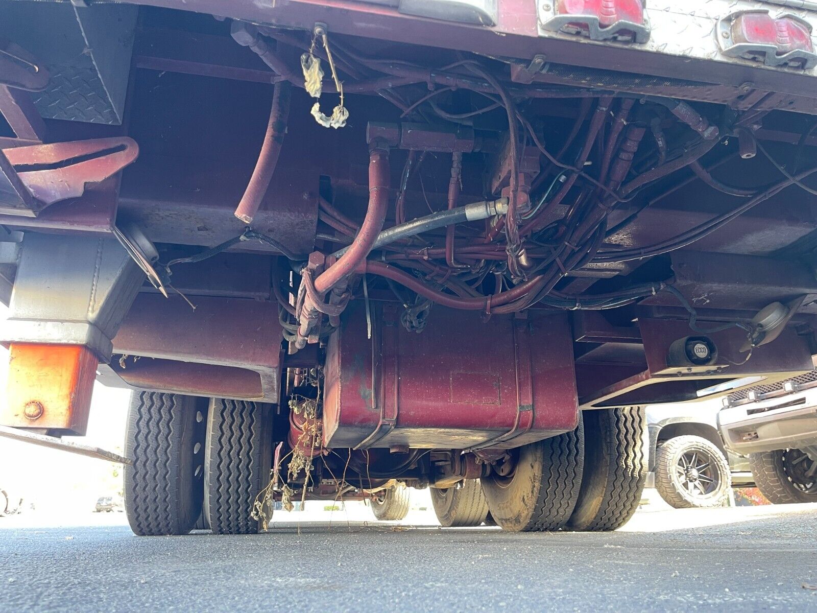 1989 Pierce Ariel Lift Fire Truck 75 Ladder Needs Good Cleaning For Sale