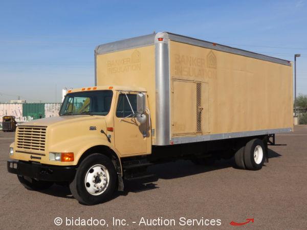1999 International 4700 Box Cargo Van Truck