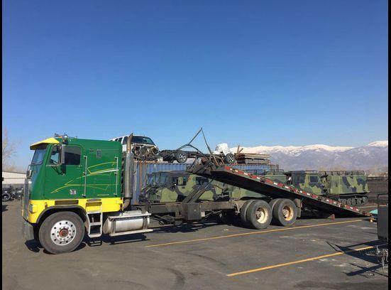 strong engine 1989 Freightliner Cab Over Rollback truck