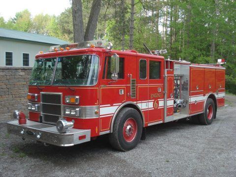 low miles 1992 Pierce LANCE fire truck for sale