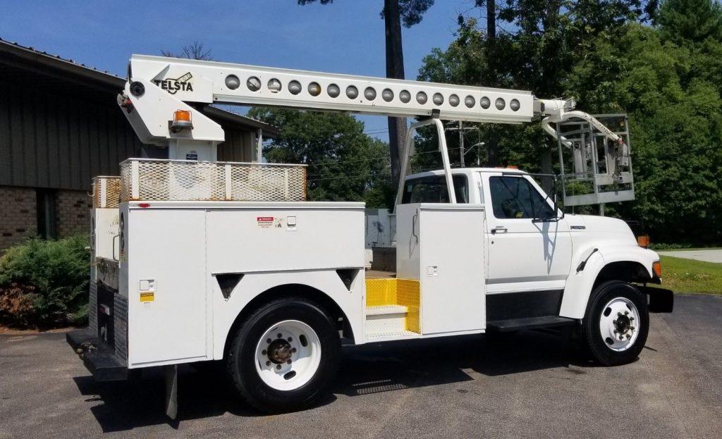 Awesome 1998 FORD F700 Cable Placer truck