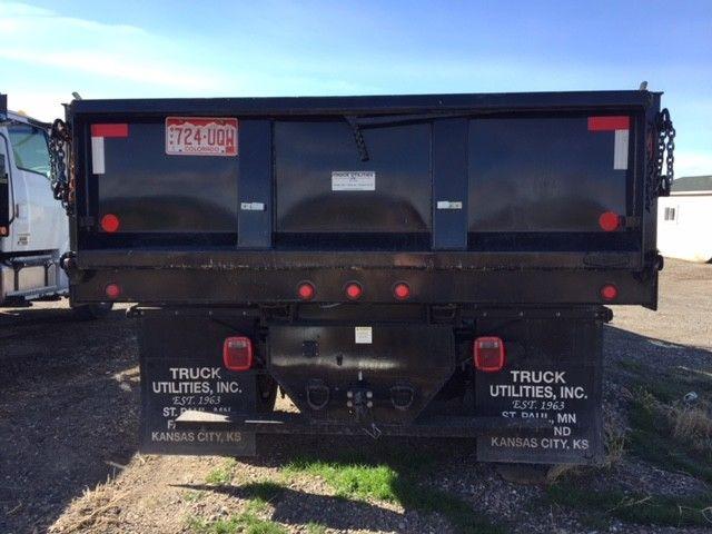 low miles 2015 Ford F650 dump truck