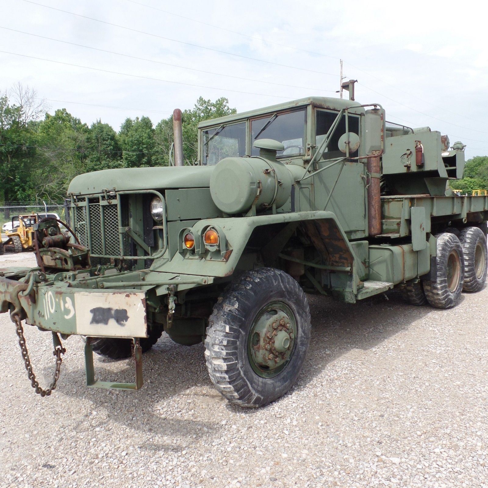 solid 1971 AM General M816 Military  Wrecker  Winch 5 ton 