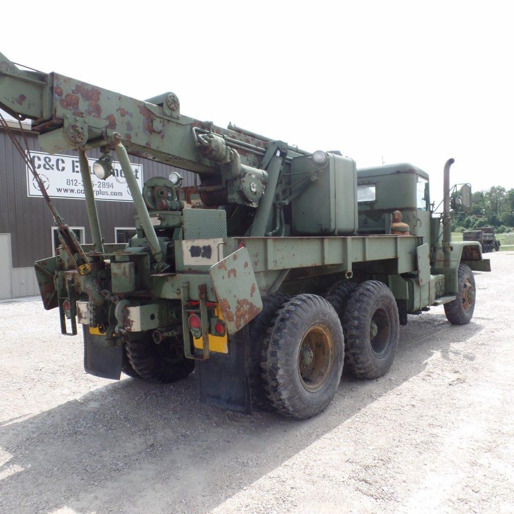 solid 1971 AM General M816 Military Wrecker Winch 5 ton Truck