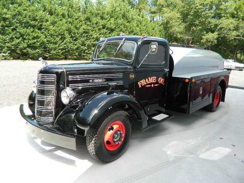 custom 1948 Mack EF oil truck for sale