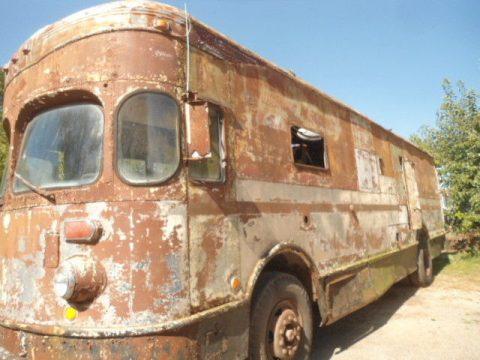 last year 1958 Fageol Twin Coach Highway Postal truck for sale