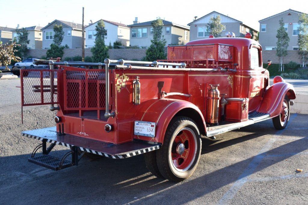 very nice 1935 Ford Fire Truck