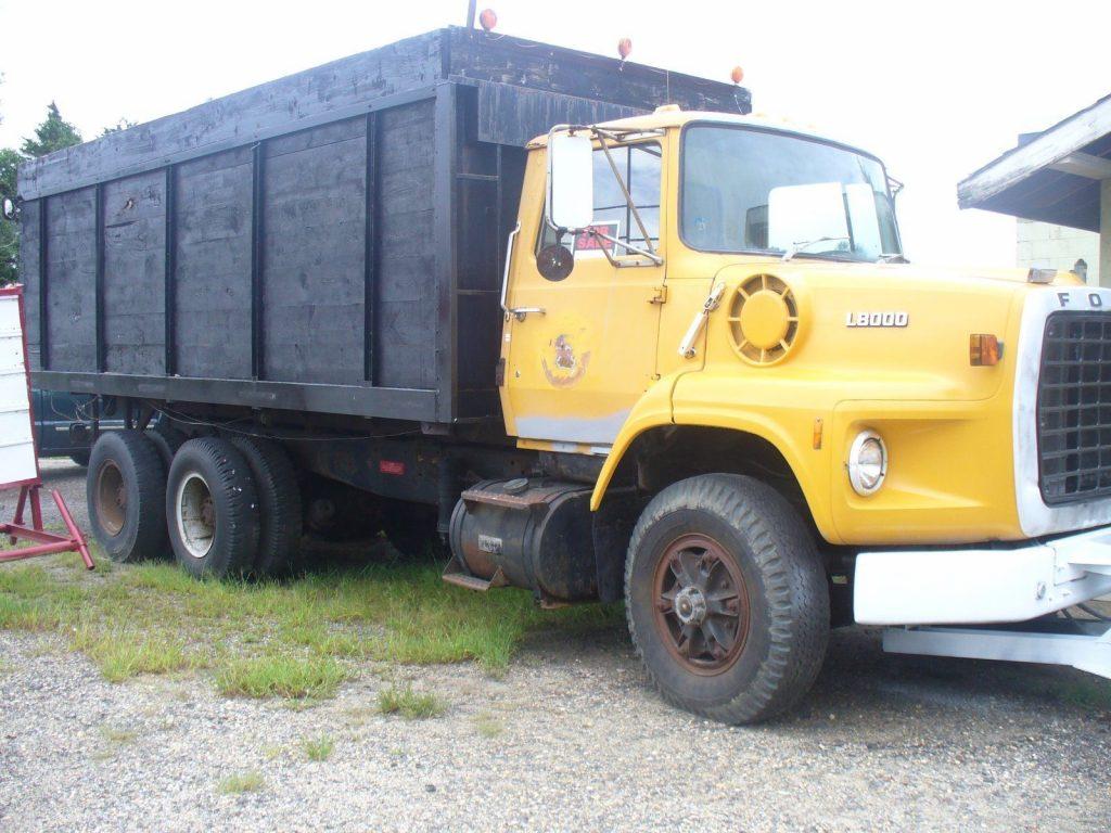 solid 1981 Ford L8000 truck