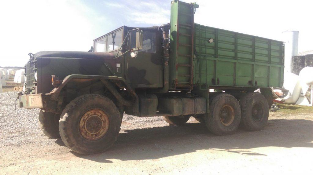 cattle feeder 1984 AM General M923A1 military truck