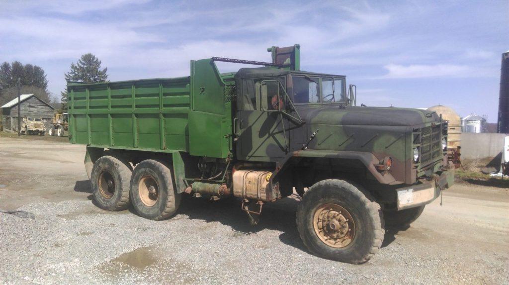 cattle feeder 1984 AM General M923A1 military truck