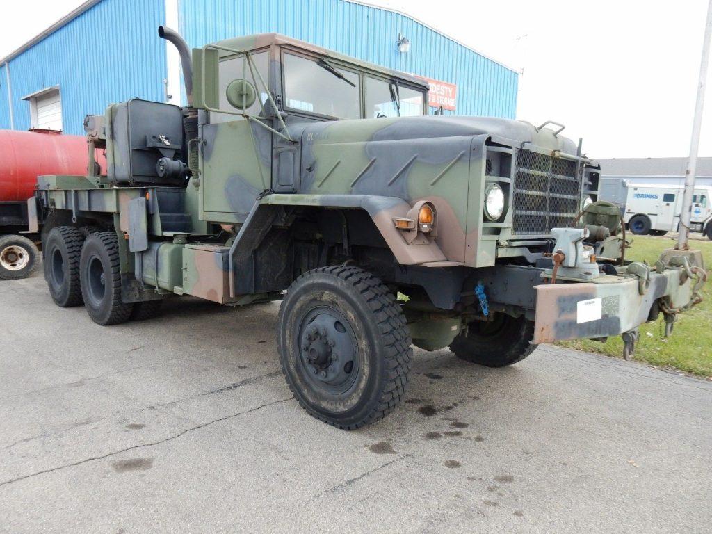Everything works 1984 AM General M936 5 Ton 6×6 Rotator/Wrecker truck