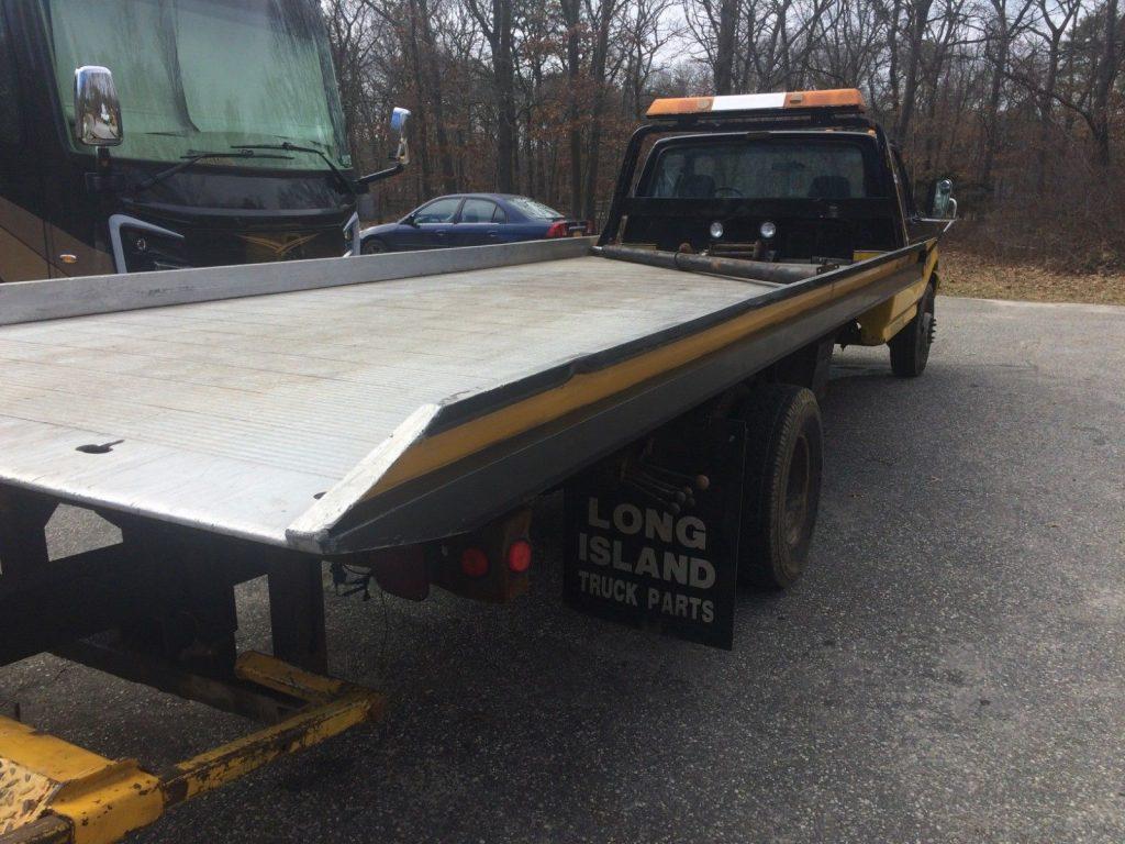 new engine and parts 1992 Ford F 450 flatbed truck