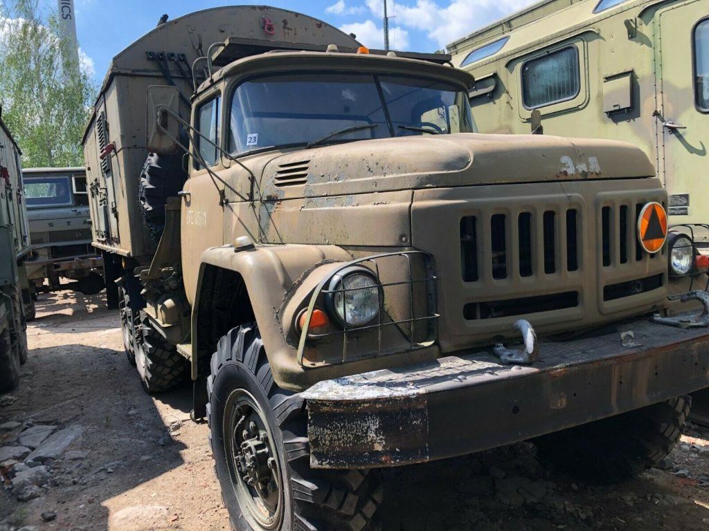 solid 1987 ZIL 131 military truck