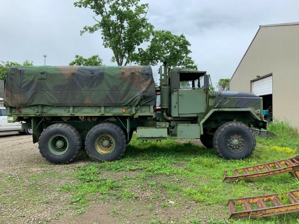 solid 1991 BMY M923a2 Cargo Troop Deuce and Half truck