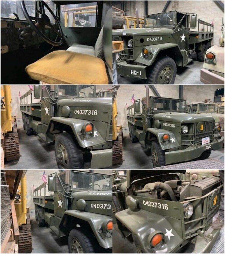 low miles 1971 AM General M35a2 2.5 Ton 6X6 military truck