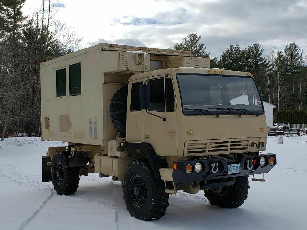 very low miles 1995 Stewart & Stevenson M1079 Camper/expeditionary Truck