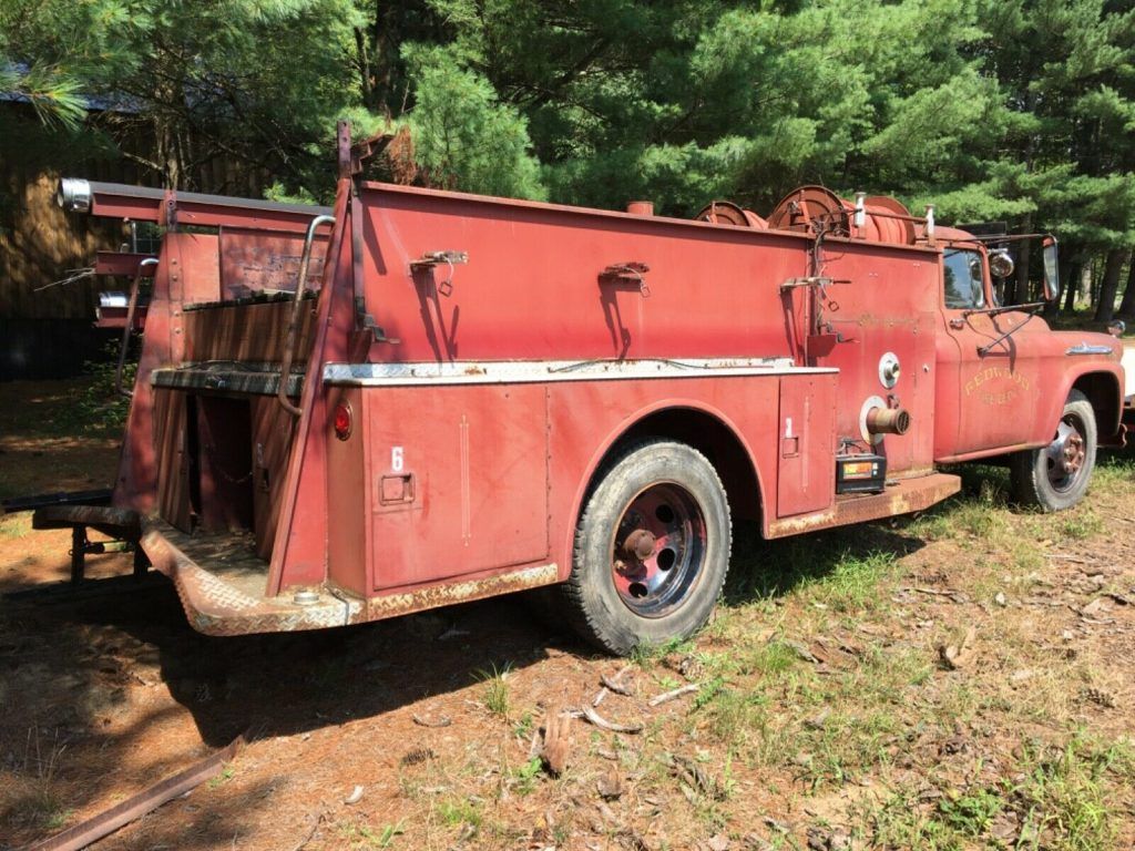 solid 1958 Chevrolet Viking 60 Fire Truck