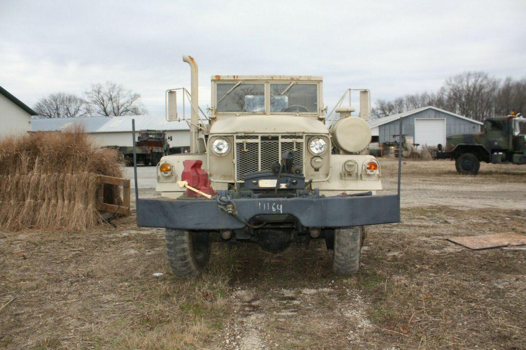 strong 1971 AM General wrecker military truck