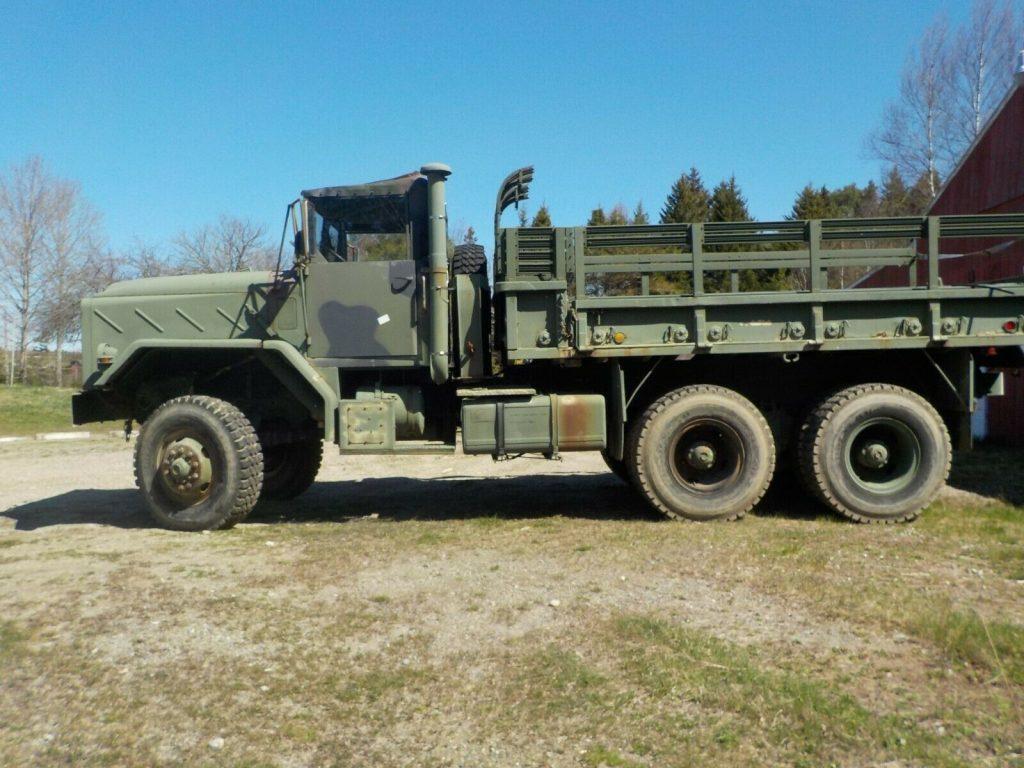 solid 1984 AM General M 923 military truck