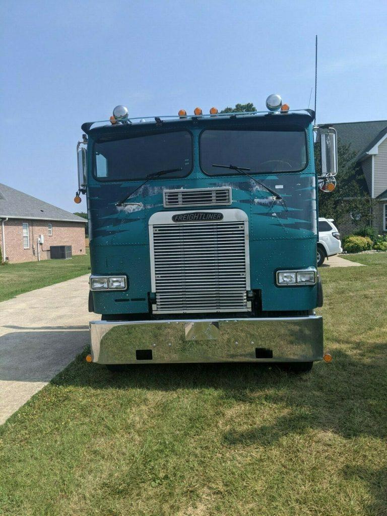 1987 Freightliner FLT Cabover truck [custom stretched]