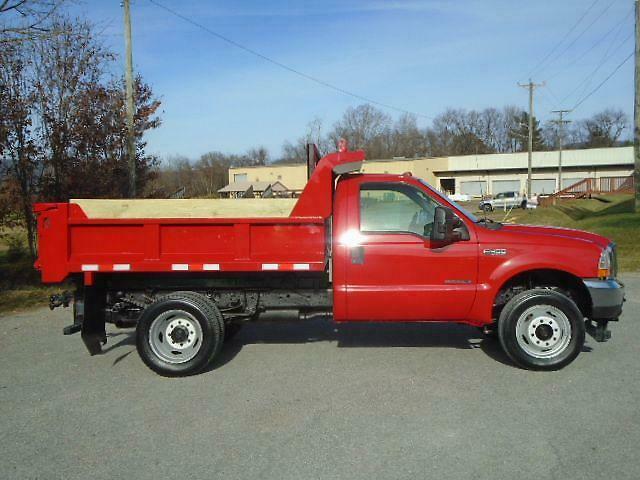 2000 Ford F-450 4×4 Contractor dump truck [great shape]
