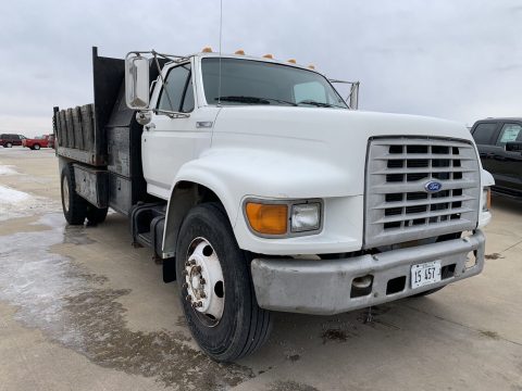 1995 Ford F800 Flatbed dump for sale