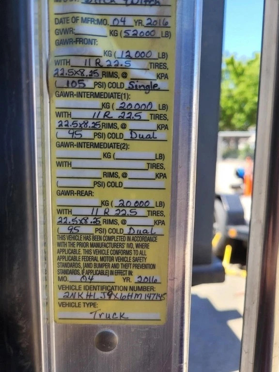 2017 Kenworth T370 Vacuum Industrial Tank Truck 1200gal Capacity Stock#342702