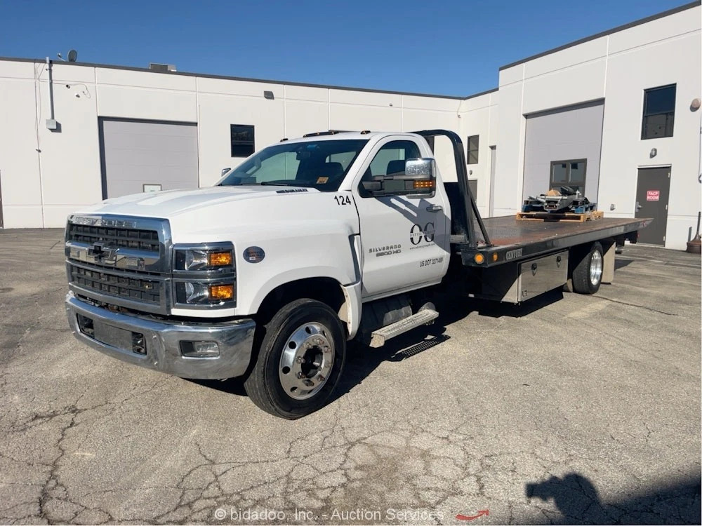 2023 Chevrolet 6500hd 20′ Century Roll Back Tilt Bed Truck Winch A/R Bidadoo