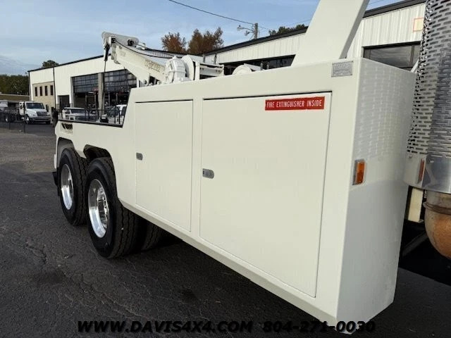 1998 Freightliner Fl112 25 Ton Wrecker T2025 Tow Truck 14005 Miles White 10.8