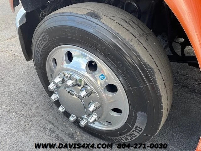 2016 Freightliner M2 Crew Cab Flatbed Rollback Tow Truck 477988 Miles Orange