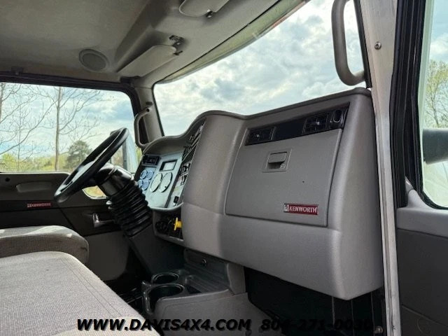 2016 Kenworth T370 Equipment Rollback Flatbed Hauler 263262 Miles White