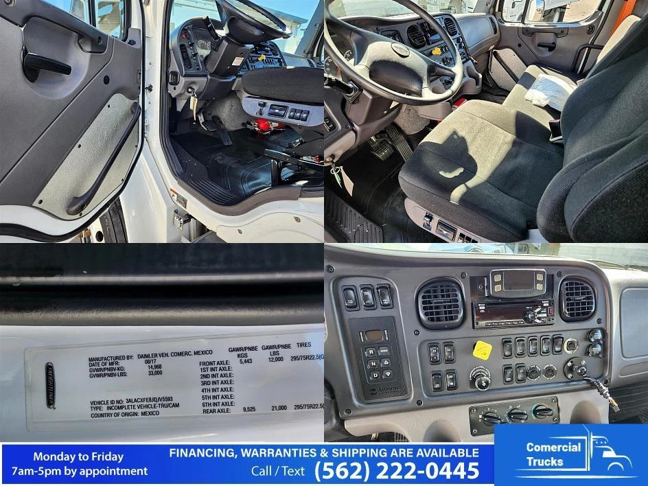 2018 28ft Freightliner Box Truck Cummins9l auto 33k gvw International KW