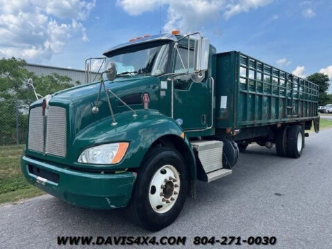 2018 Kenworth T270 Cab Chassis Flatbed Diesel 144192 Miles Green 6.7 for sale